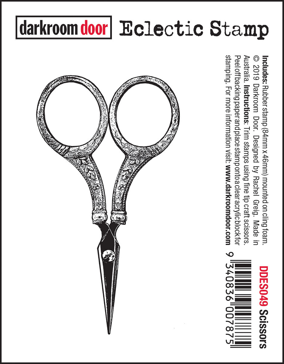 Darkroom Door - DDES049 - Eclectic Stamp - Scissors