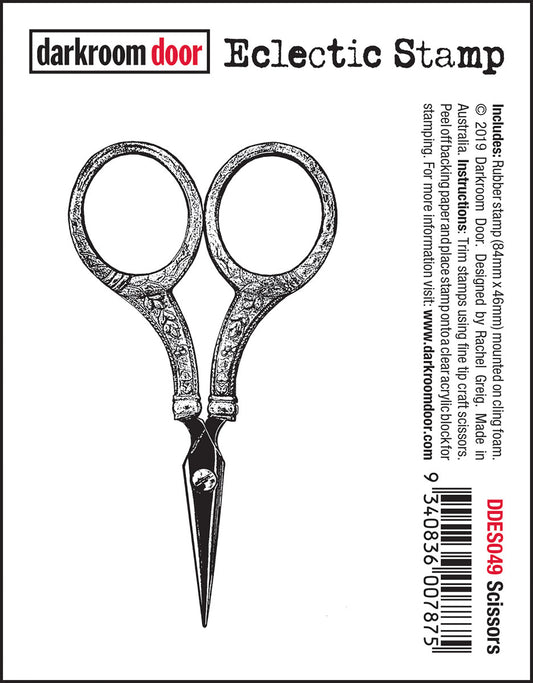 Darkroom Door - DDES049 - Eclectic Stamp - Scissors