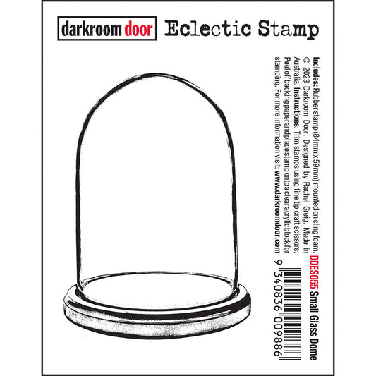 Darkroom Door Eclectic Stamp - DDES55 - Small Glass Dome - out of stock