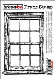 Darkroom Door DDFR002 Window Frame Rubber Stamp*