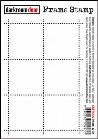 Darkroom Door DDFR005 Postal 6up Frame Rubber Stamp*