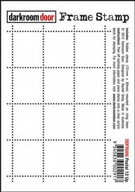 *Darkroom Door DDFR006 Postal 12up Frame Rubber Stamp*