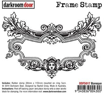 Darkroom Door - Frame Stamp - DDFR017 Baroque*