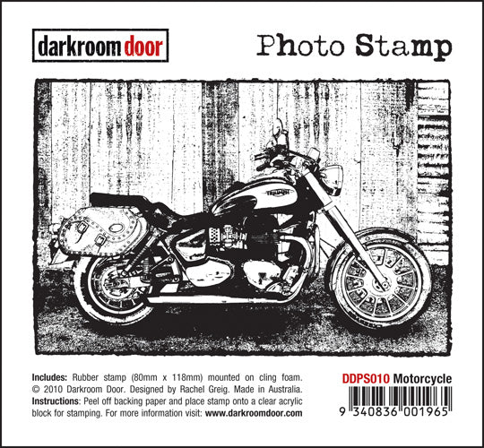 Darkroom Door DDPS010 Motorcycle Photo Stamp