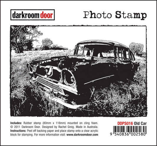 Darkroom Door DDPS016 Old Car Photo Stamp*