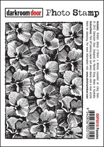 Darkroom Door Photo Stamp - DDPS018 Pansies*