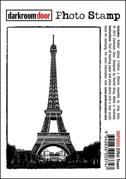 Darkroom Door Photo Stamp - DDPS025 Eiffel Tower*