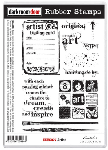 Darkroom Door DDRS027 Artist Rubber Stamp Set:-*