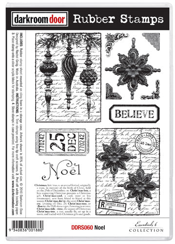 Darkroom Door DDRS060 Noel Rubber Stamp Set*