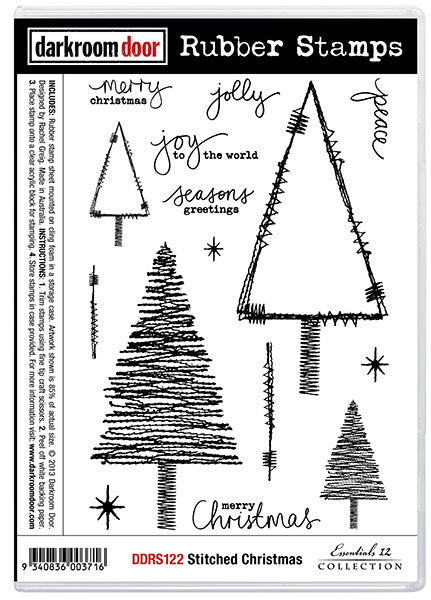 Darkroom Door Stamp Set - DDRS122 Stitched Christmas*