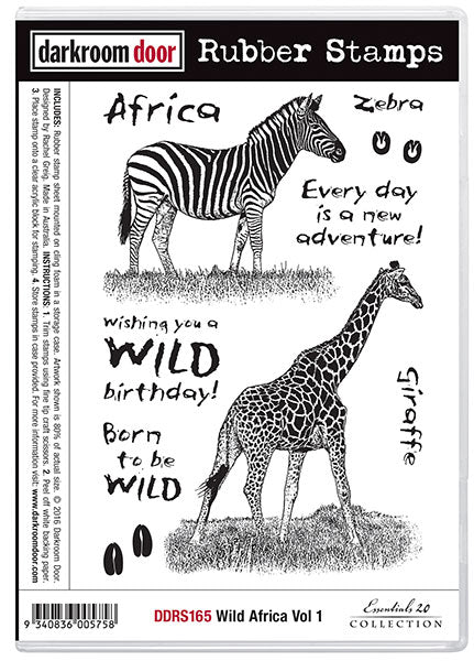 Darkroom Door Stamp Set - DDRS165 Wild Africa Vol 1 -
