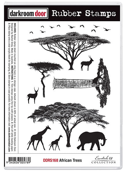 Darkroom Door Stamp Set - DDRS168 African Trees*