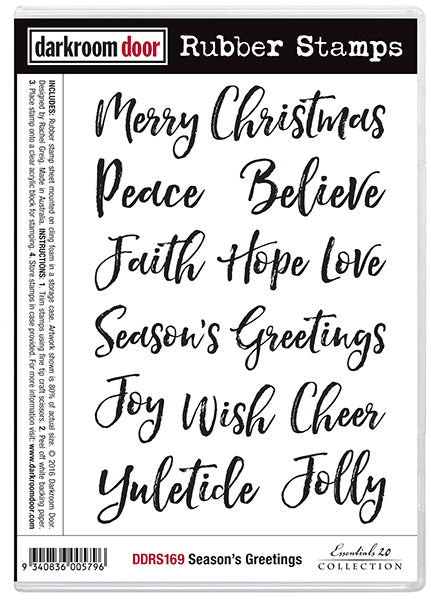 Darkroom Door Stamp Set - DDRS169 Season's Greetings*