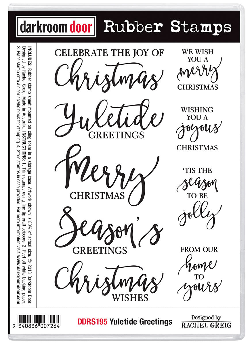 Darkroom Door - DDRS0195 - Yuletide Greetings stamp set