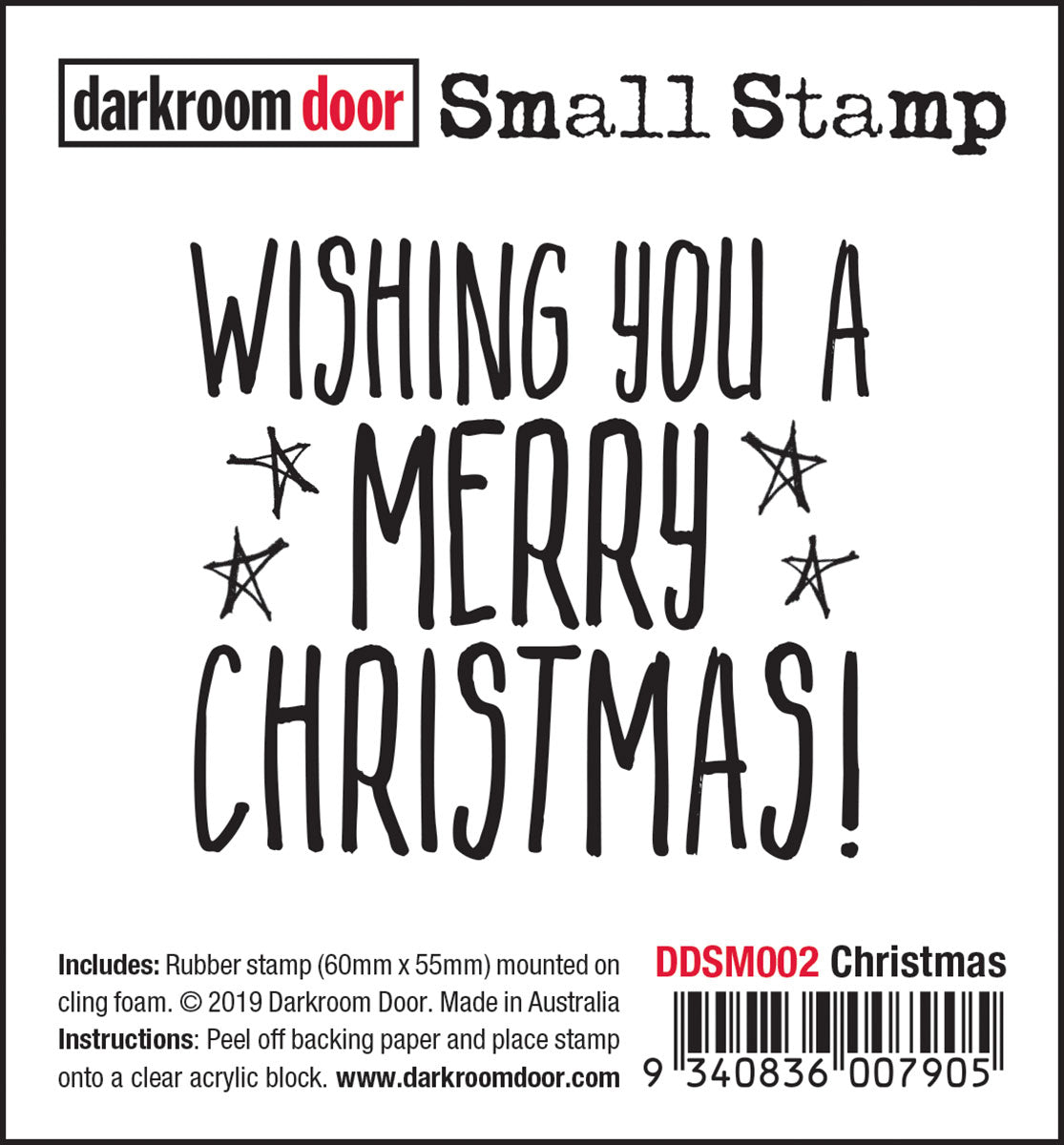 Darkroom Door - DDSM002 Small Stamp - Christmas*