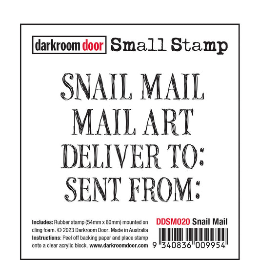 Darkroom Door Small Stamp - DDSM020 - Snail Mail
