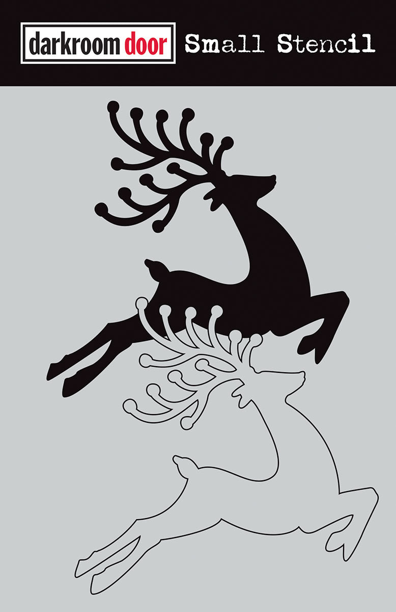 Darkroom Door - DDSS034 Reindeer Set - Small Stencil*