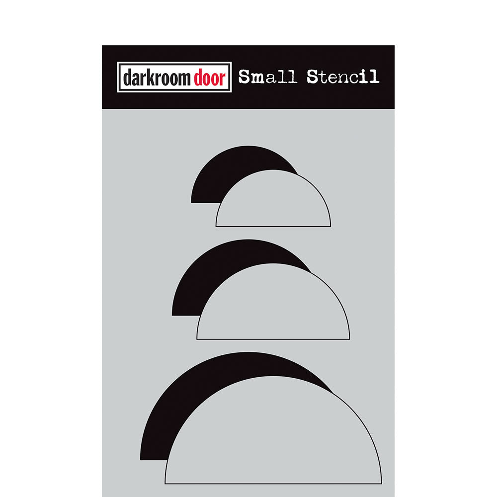 Darkroom Door - Small Stencil DDSS056 Semi Circles set*