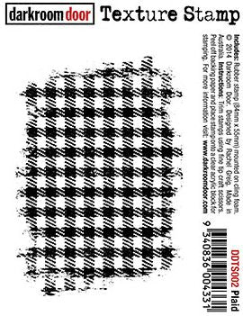 Darkroom Door - Texture Stamp - DDTS002 Plaid*