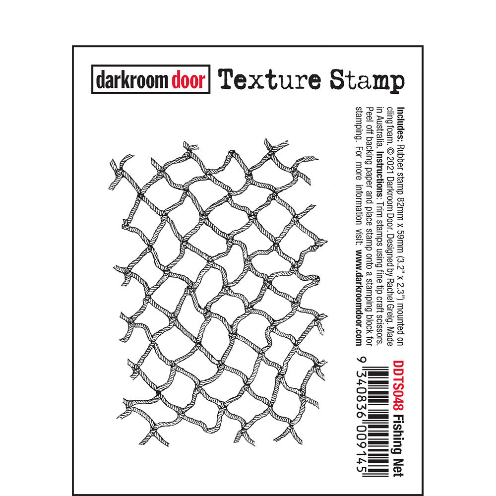 Darkroom Door - Texture Stamp DDTS048 Fishing Net*