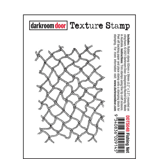 Darkroom Door - Texture Stamp DDTS048 Fishing Net*