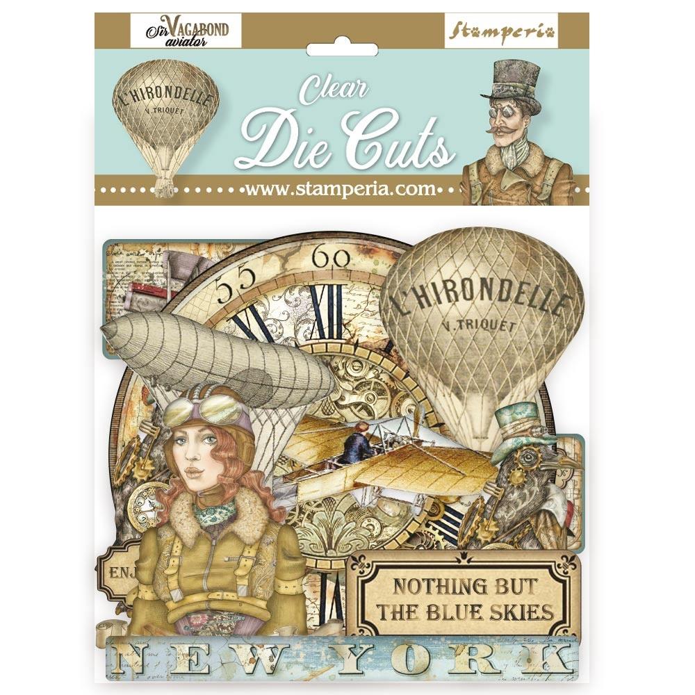 Stamperia - Sir Vagabond Aviator - Die-cuts DFLDCP27