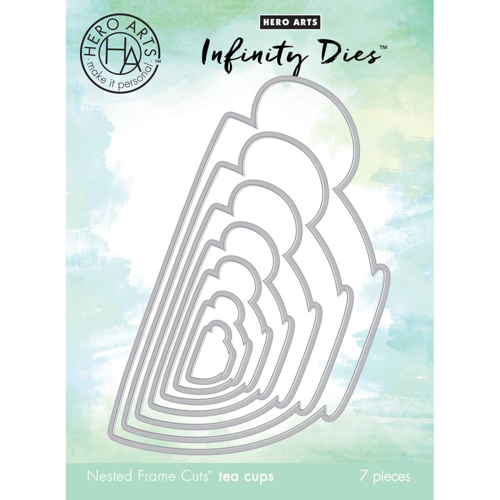 Hero Arts - DI377 Nesting Tea Cup Infinity die set