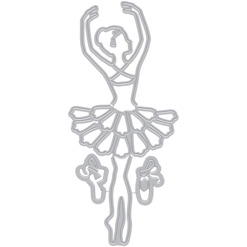 Hero Arts - DI378 Paper Layering Ballerina*