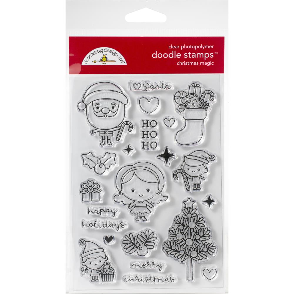 Doodlebug - DS6477 Christmas Magic - stamp & die set