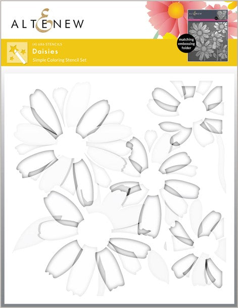 Altenew - Daisies Stencil set (4 in 1)