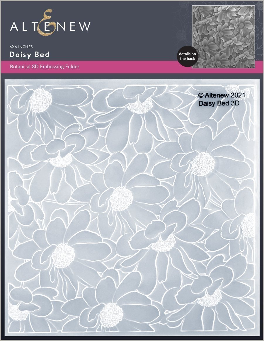 Altenew - Daisy Bed 3D Embossing Folder*- out of stock