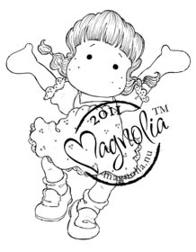 Magnolia Rubber Stamps - Dancing Party Tilda*