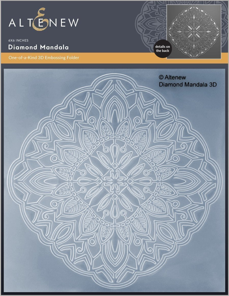 Altenew - Diamond Mandala 3D Embossing Folder*