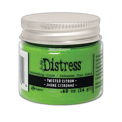 Distress Embossing Glaze - Twisted Citron