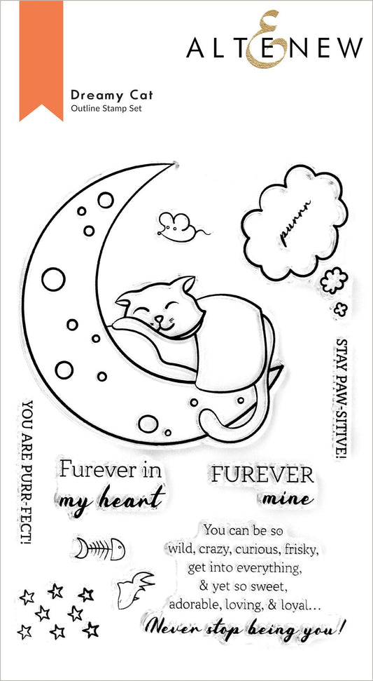 Altenew - Dreamy Cat (stamp, die & stencil set)