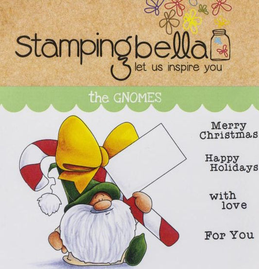 Stamping Bella - EB880 Gnome with a Candy Cane