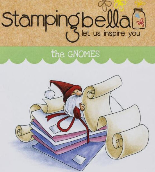 Stamping Bella - EB889 Gnome with a List