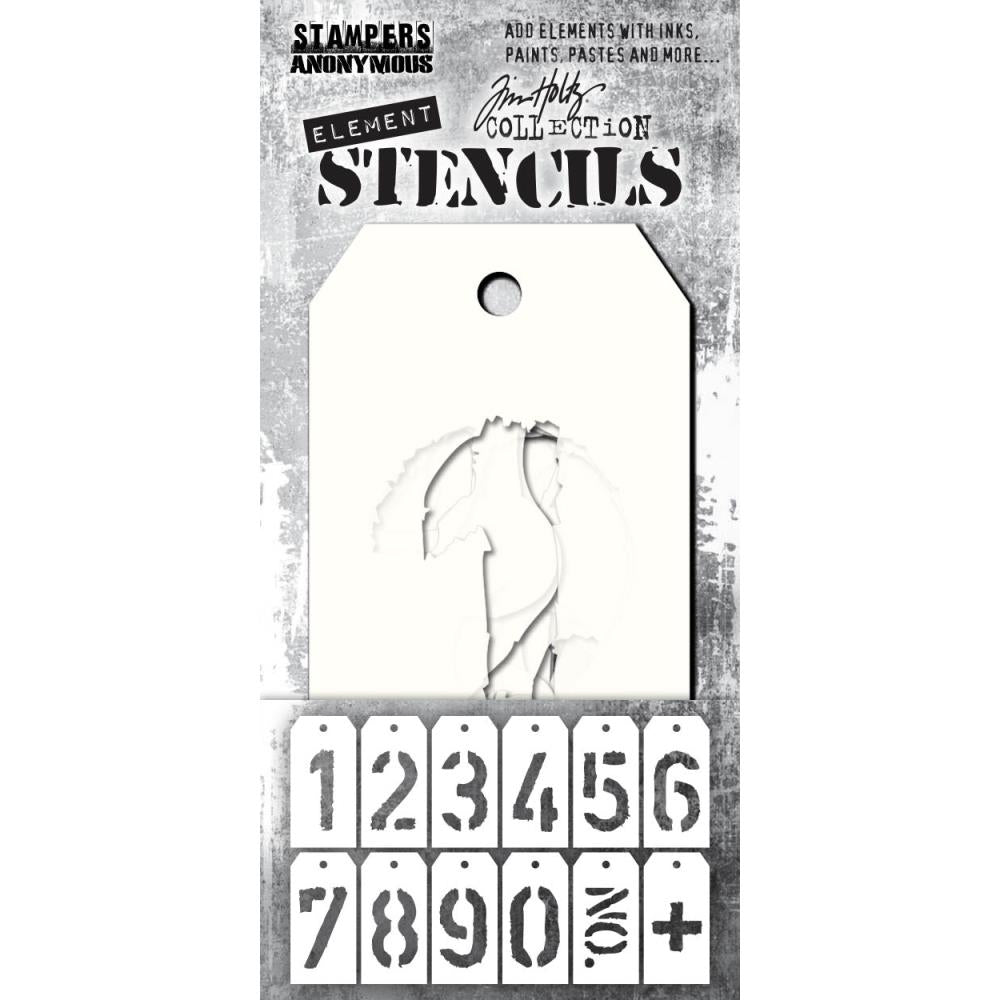 Tim Holtz Element Stencil Freight EST002