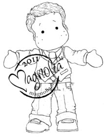 Magnolia Rubber Stamps - Edwin Wants A Hug*