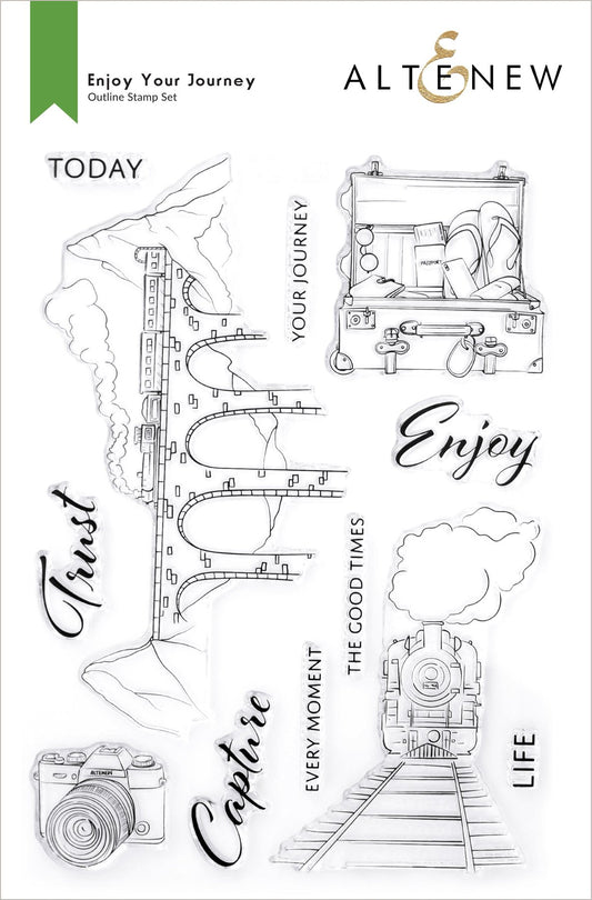 Altenew - Enjoy Your Journey Stamp Set*