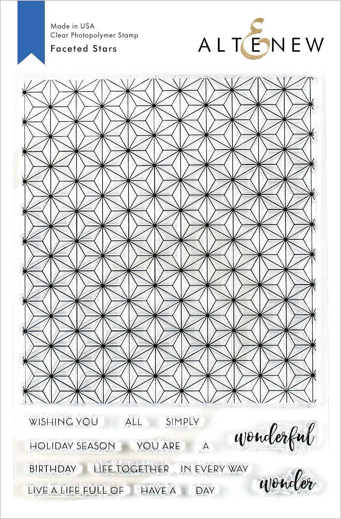 Altenew - Faceted Stars stamp set