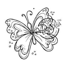 Magnolia Rubber Stamps - Fairy Tale Butterfly*