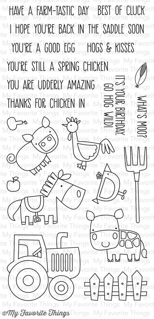 My Favorite Things - Farm-tastic (stamp set).. out of stock