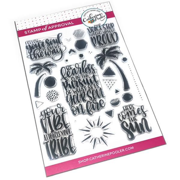 Catherine Pooler - Fearless Pursuit stamp set