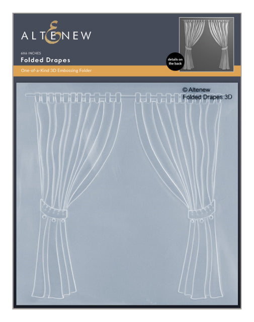 Altenew - Folded Drapes 3D Embossing Folder*