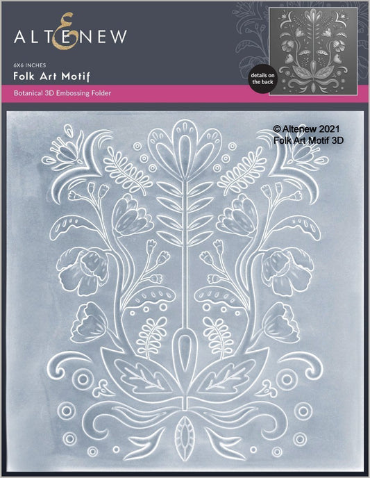 Altenew - Folk Art Motif 3D Embossing Folder*