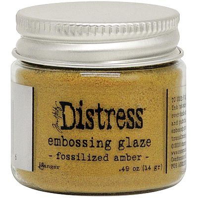 Distress Embossing Glaze - Fossilizer Amber