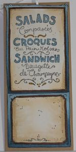 Magnolia Rubber Stamps - French Menu*