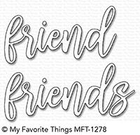 My Favorite Things - Friend Duo die set