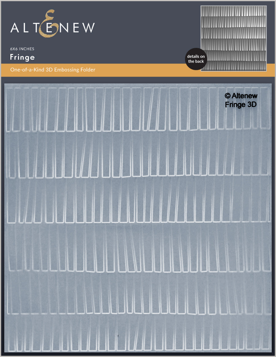 Altenew - Fringe 3D Embossing Folder*